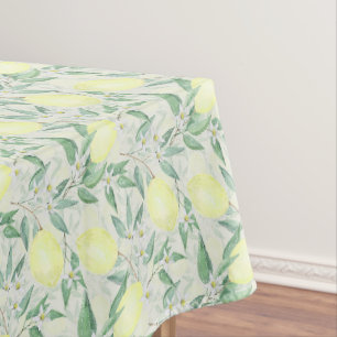 Zitronen aus Zitrusfrüchten Tischdecke