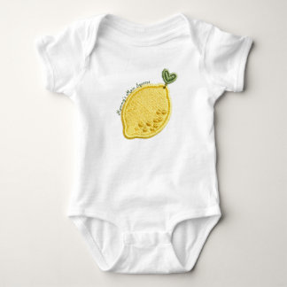 Zitronen-Baby-Body Baby Strampler