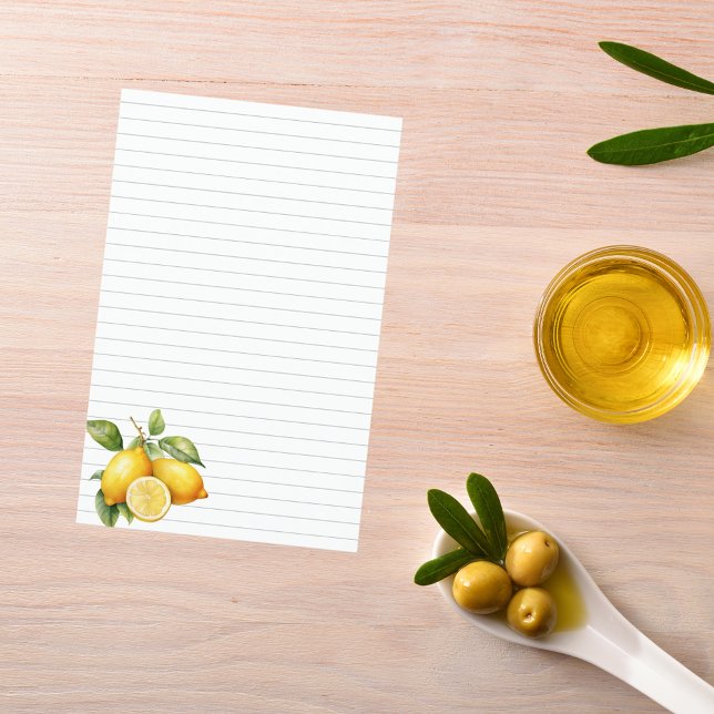 Zitronen-beschichtete Kochbuchseite Mini-Binder-Ei (Von Creator hochgeladen)