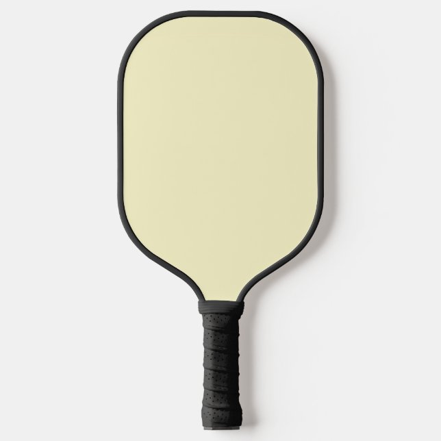 Zitronen-Chiffon-Einfarbig Pickleball Schläger (Vorderseite)