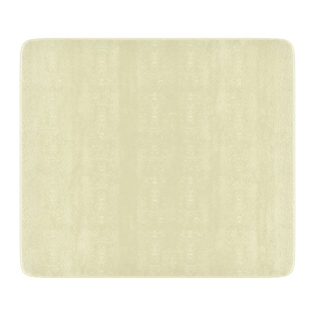Zitronen-Chiffon-Einfarbig Schneidebrett (Vorderseite)