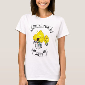 Zitronen der Anarchie: Forever Sour - Fahrradgang T-Shirt