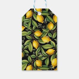 Zitronen der Küste von Amalfi Elegant Geschenkanhänger