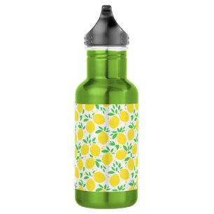 Zitronen Edelstahl Wasserflasche