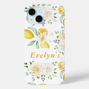 Zitronen Eukalyptus Soft Blush Rosen Benutzerdefin Case-Mate iPhone Hülle