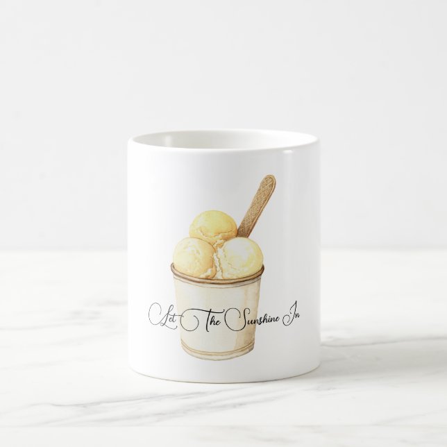 Zitronen-Gelato Kaffeetasse (Mittel)
