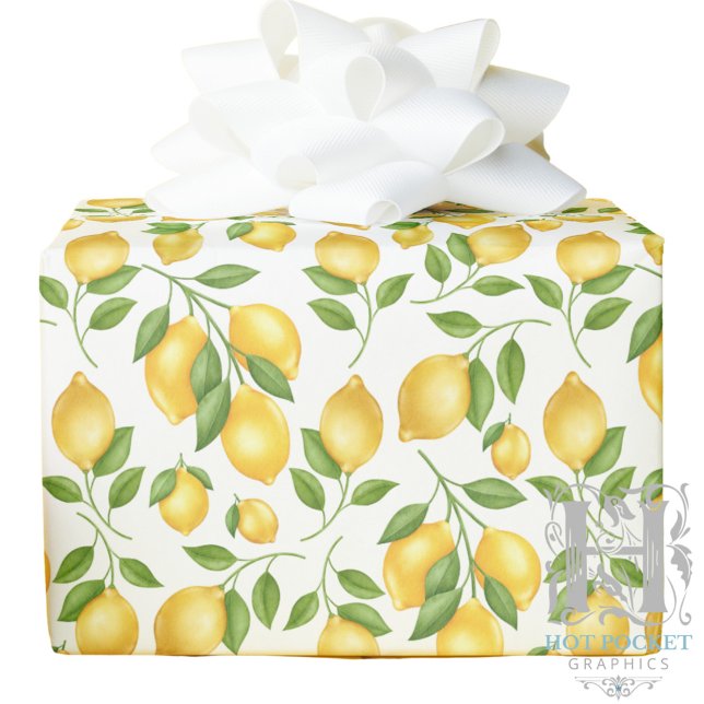 Zitronen Geschenkpapier (Von Creator hochgeladen)