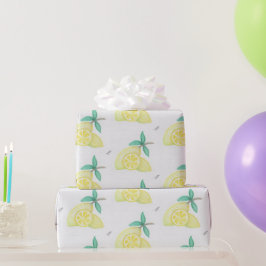 Zitronen Geschenkpapier
