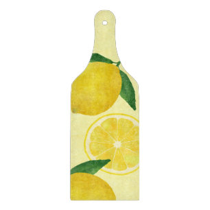 Zitronen-Glas-Schneidbrett-Paddel Schneidebrett
