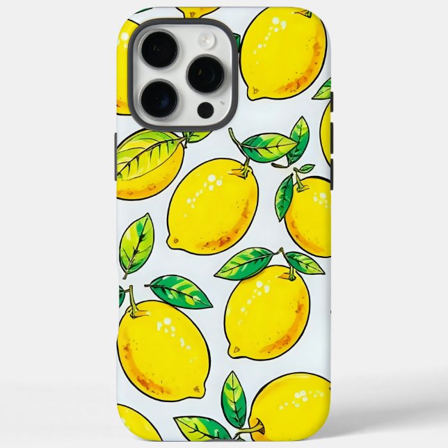 Zitronen-Handyhülle Case-Mate iPhone Hülle (Rückseite)