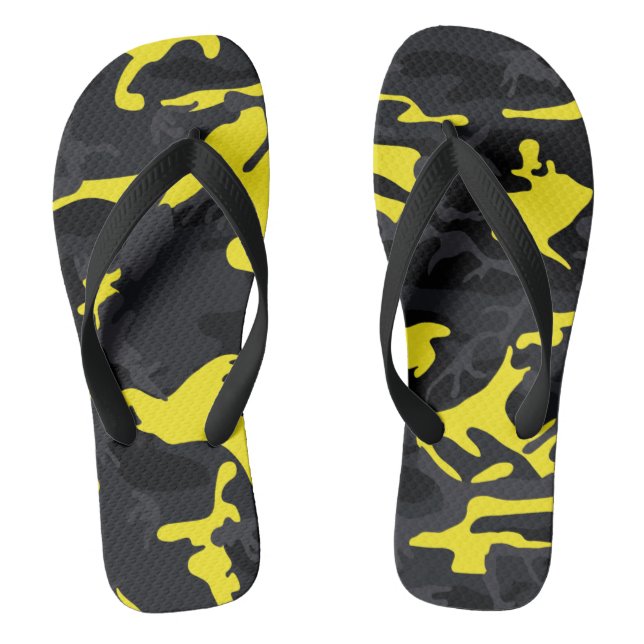 Zitronen Highlights Camo Flip Flops (Fußbett)
