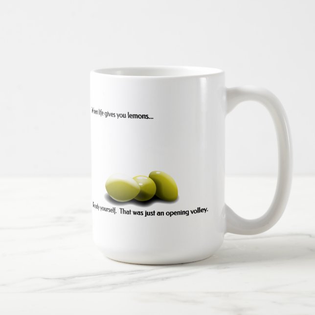 Zitronen Kaffeetasse (Rechts)