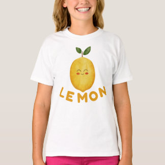 Zitronen-Kinder-T-Shirt, süßes Frucht-Shirt für Mä T-Shirt