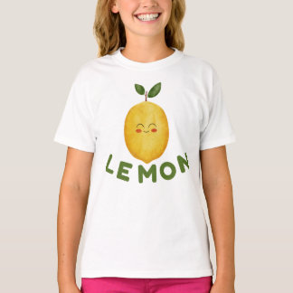 Zitronen-Kinder-T-Shirt, süßes Frucht-Shirt für Mä T-Shirt