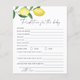 Zitronen - Kindervorhersagen und Ratschläge