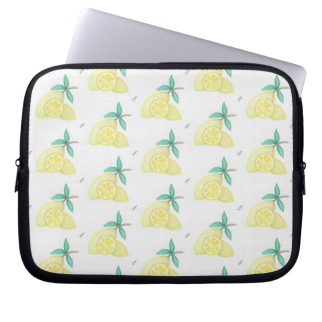 Zitronen Laptopschutzhülle (Vorderseite)