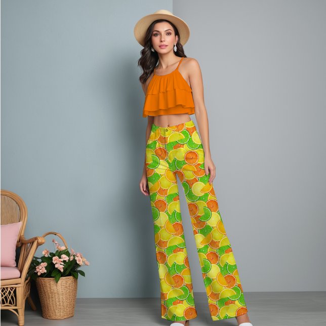 Zitronen, Limetten und Orangen Stoff (Von Creator hochgeladen)