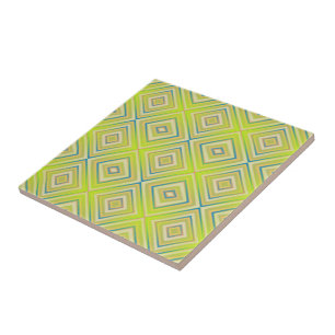 Zitronen-Limonen-Alternative Diamantmuster Fliese