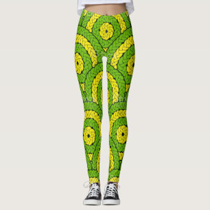 Zitronen-Limonen-Tropen-Seil-Leggings Leggings