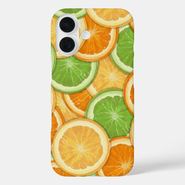 Zitronen, Limonen und Orangen Case-Mate iPhone Hülle (Rückseite)