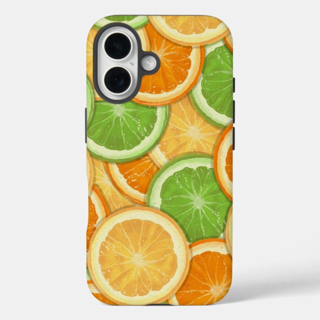 Zitronen, Limonen und Orangen Case-Mate iPhone Hülle (Rückseite)