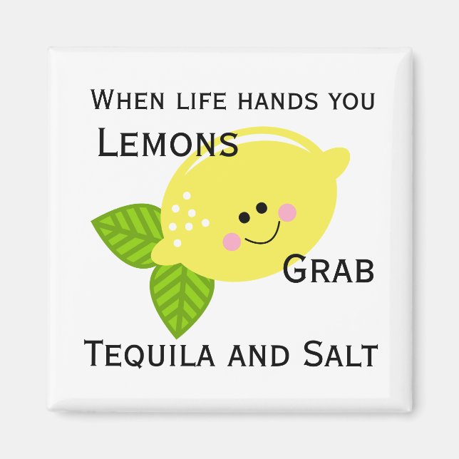 Zitronen Magnet (Vorne)