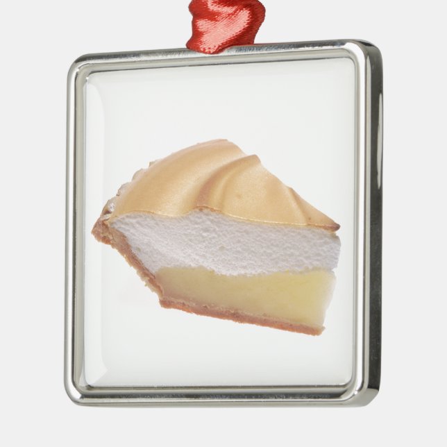 Zitronen-Meringe-Torte Ornament Aus Metall (Links)