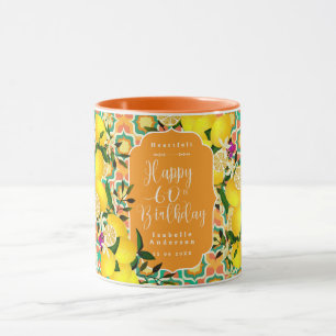 Zitronen-Mittelmeer 60. Orange Tasse