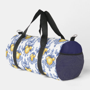 Zitronen-Mittelmeer-Zitrusmuster Duffle Bag