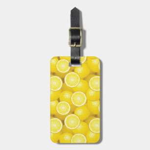 Zitronen-Muster 2 Gepäckanhänger