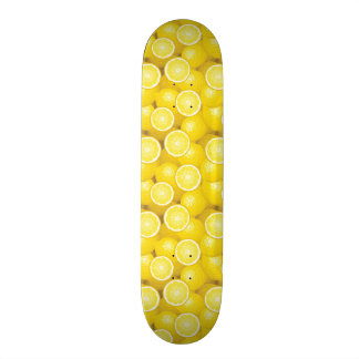 Zitronen-Muster 2 Skateboard