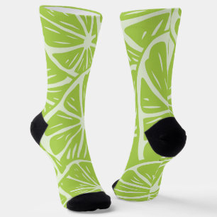 Zitronen-Muster Socken