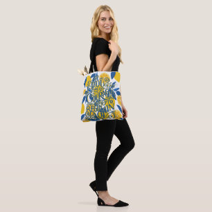 Zitronen-Mut-Zitat-Tasche