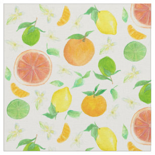 Zitronen Orangen Grapefruits Zitrusfrüchte Wasserf Stoff