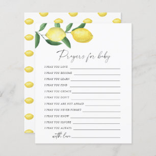 Zitronen - Party   Gebete für Babyspiel