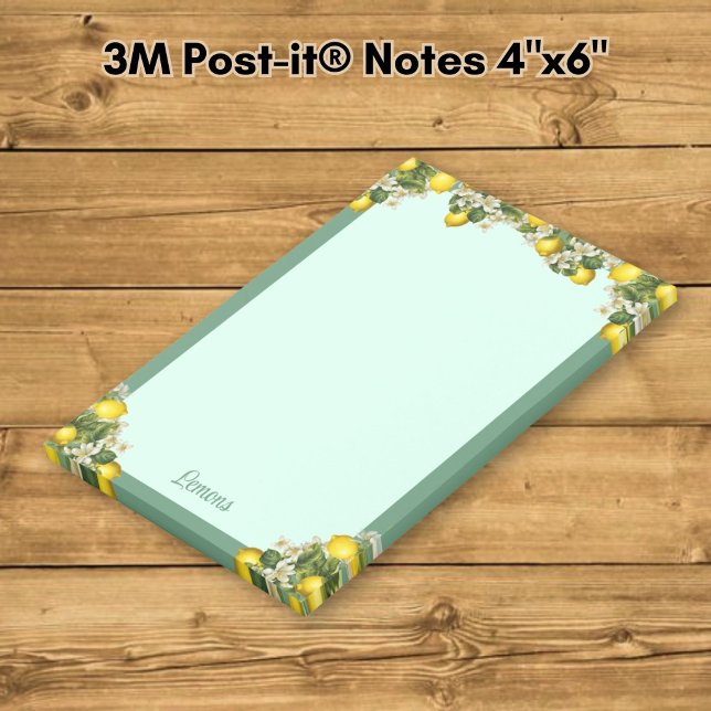 Zitronen Post-it Klebezettel (Von Creator hochgeladen)