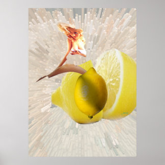 Zitronen Poster