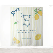 Zitronen-Sommer-Picknick-Party-Tapete 'Squeeze the