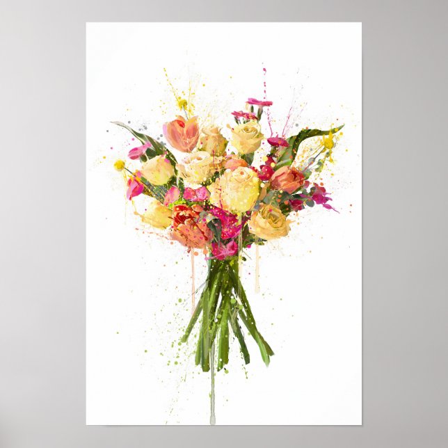 Zitronen Spritzer Poster (Vorne)