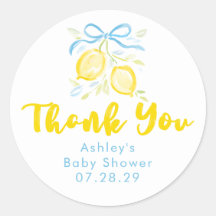 Zitronen-Thema-Jungen-Baby-Shower-Dankeschön-Gesch
