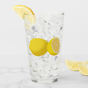 Zitronen trinken Glas