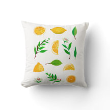 Zitronen und Blätter auf dem weißen, einfachen Kis