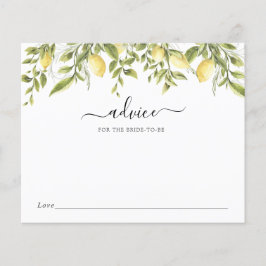 Zitronen und Grünberatung für die Braut