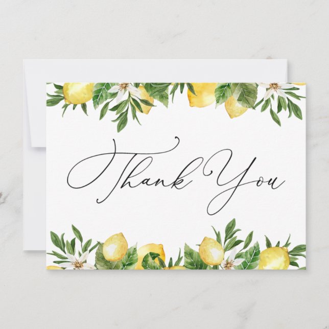 Zitronen und Grüne Vielen Dank (Vorderseite)