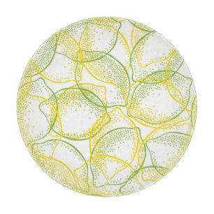 Zitronen und Limes: Neues Muster. Schneidebrett