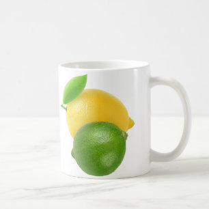 Zitronen und Limon Tasse