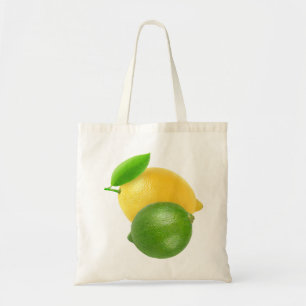 Zitronen und Limon Tragetasche