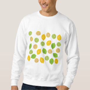 Zitronen und Limones Muster Sweatshirt