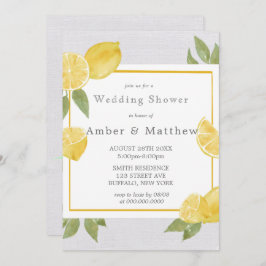 Zitronen und Linen Polterabend