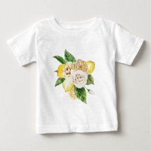 Zitronen und Rose Baby T-shirt